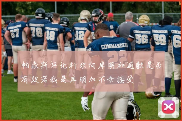 帕森斯评论科尔向库明加道歉是否有效若我是库明加不会接受